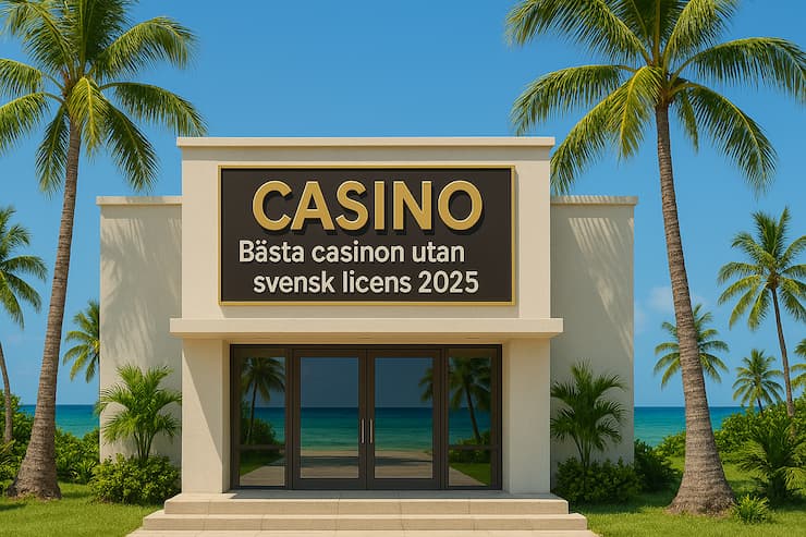 Bästa casinon utan svensk licens 2025